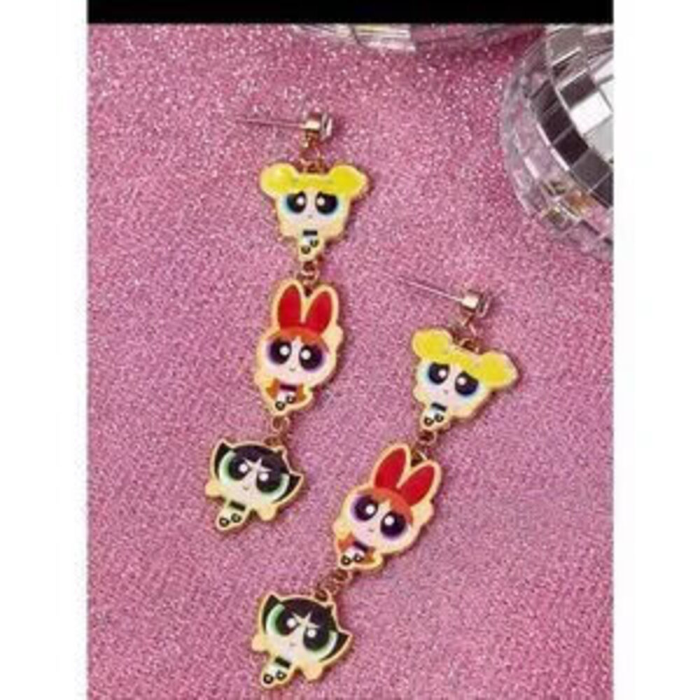 Power?Puff Girls Dangle Earrings